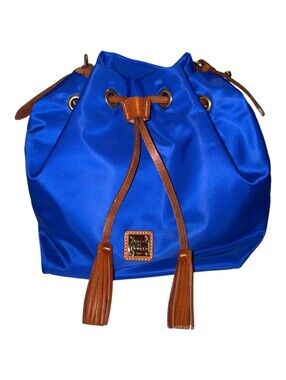 Dooney & Bourke Windham Small Cobalt Blue Drawstring Shoulder